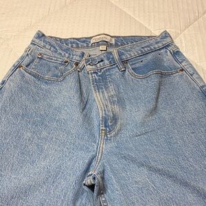 Abercrombie & Fitch Womens Sky Blue Relaxed Jeans